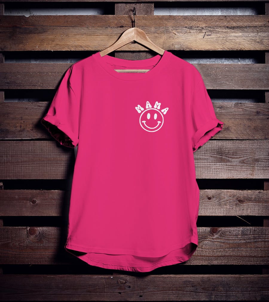 Mama Smiley Face If Your Kid Tries To Bully Mine T-Shirt