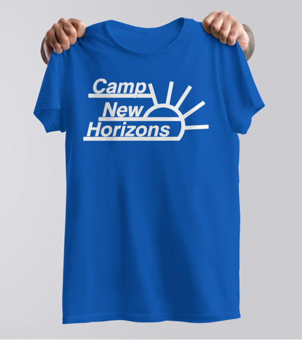 Camp New Horizons Camper Sunrise T-Shirt