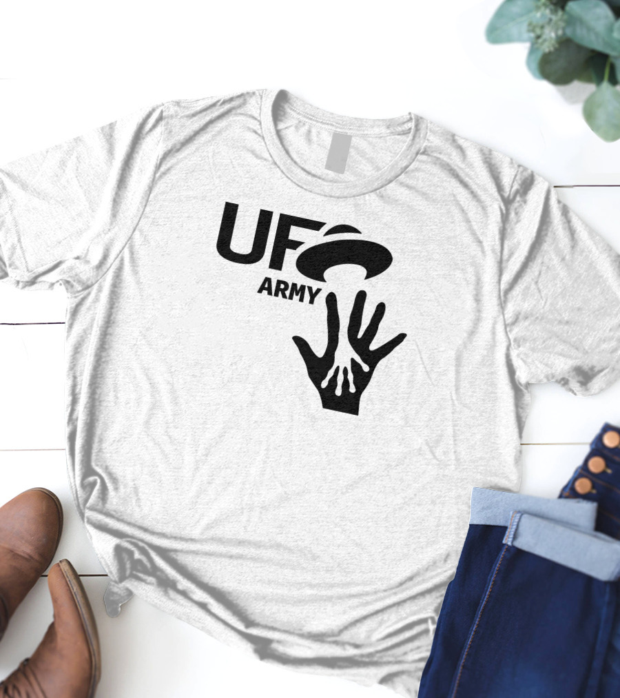 Ufo Army We Honking We Bonking Alien Hands T-Shirt