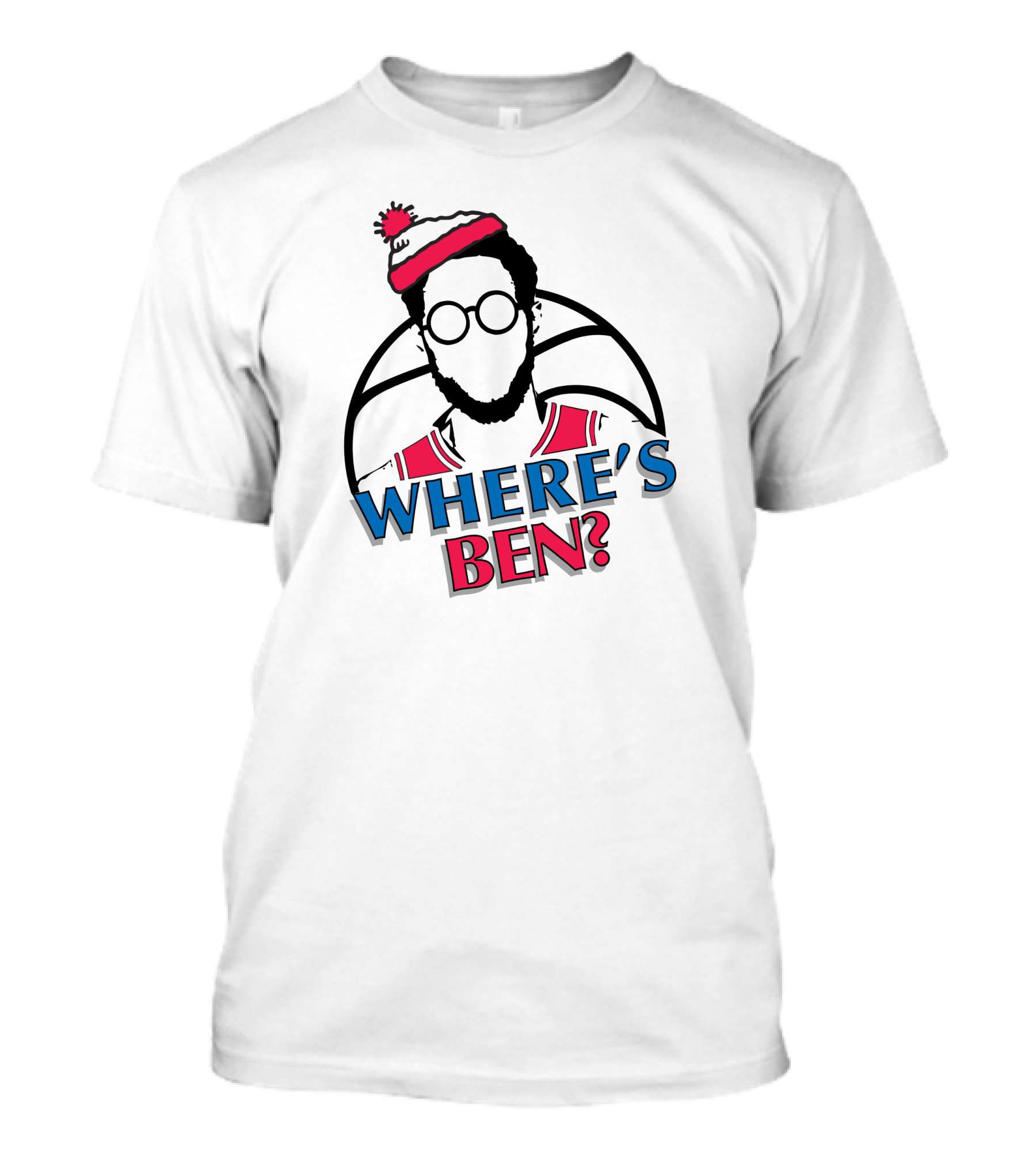 WHERE'S BEN Basketball Search Adventure T-Shirt