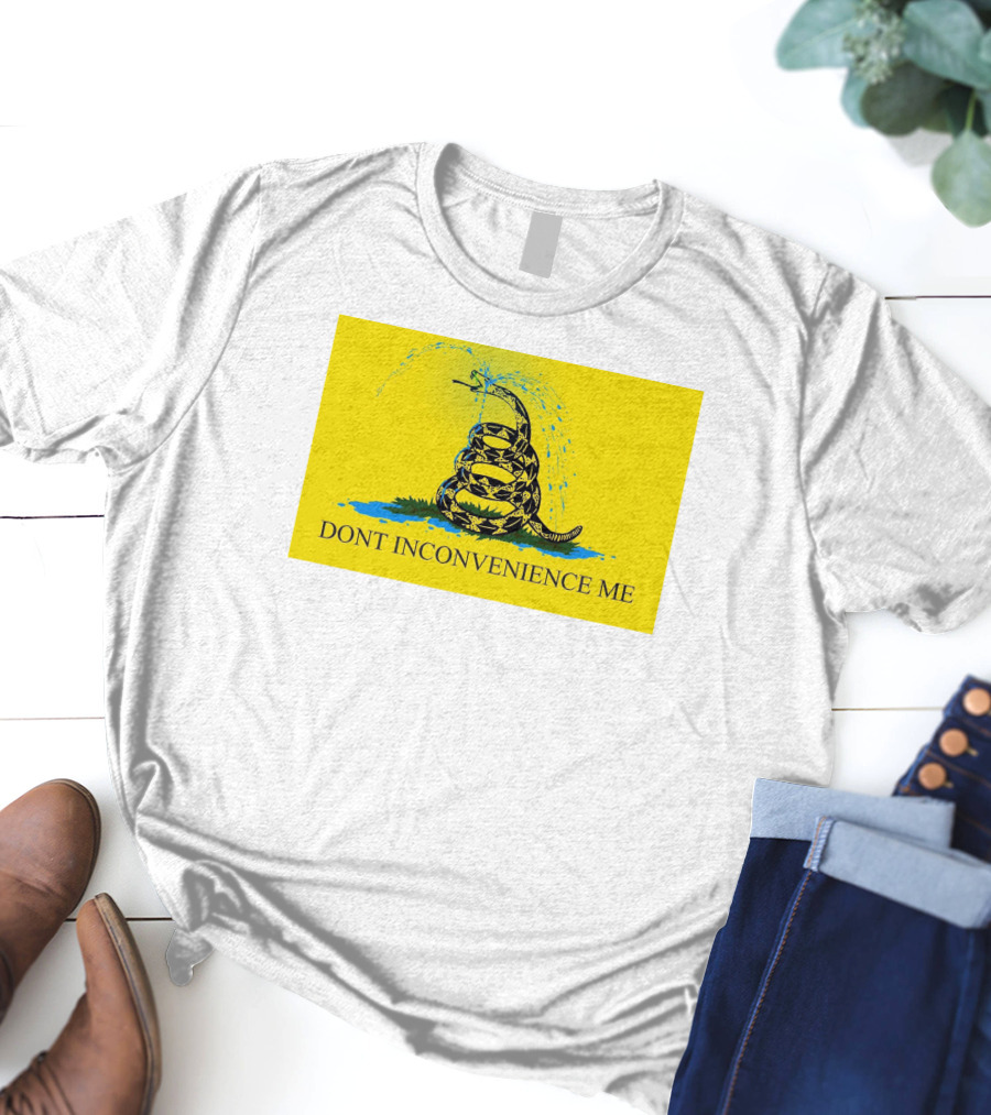 Jojofromjerz Don't Inconvenience Me Gadsden Flag T-Shirt