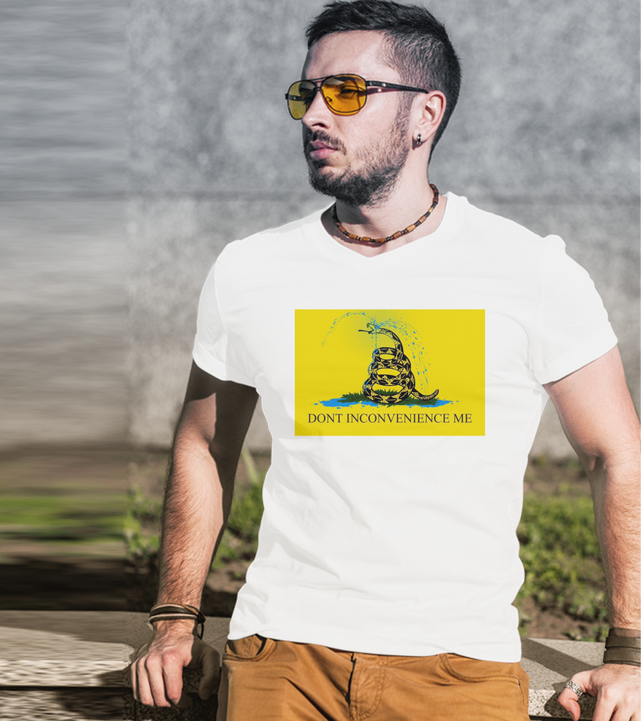 Jojofromjerz Don't Inconvenience Me Gadsden Flag T-Shirt