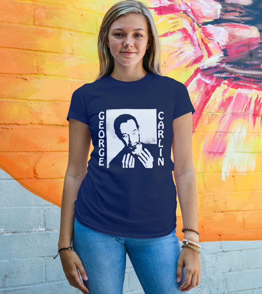 Wyco Vintage Shop Channing Tatum George Carlin It Only Hurts When I Think T-Shirt