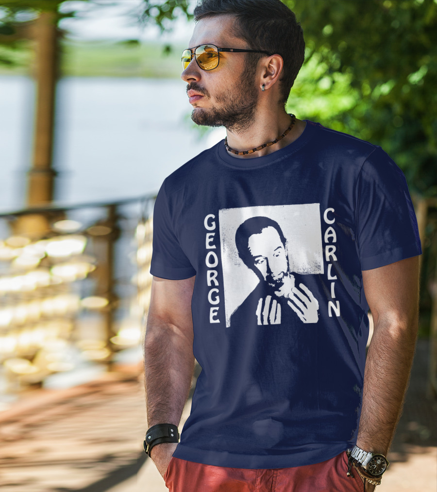 Wyco Vintage Shop Channing Tatum George Carlin It Only Hurts When I Think T-Shirt