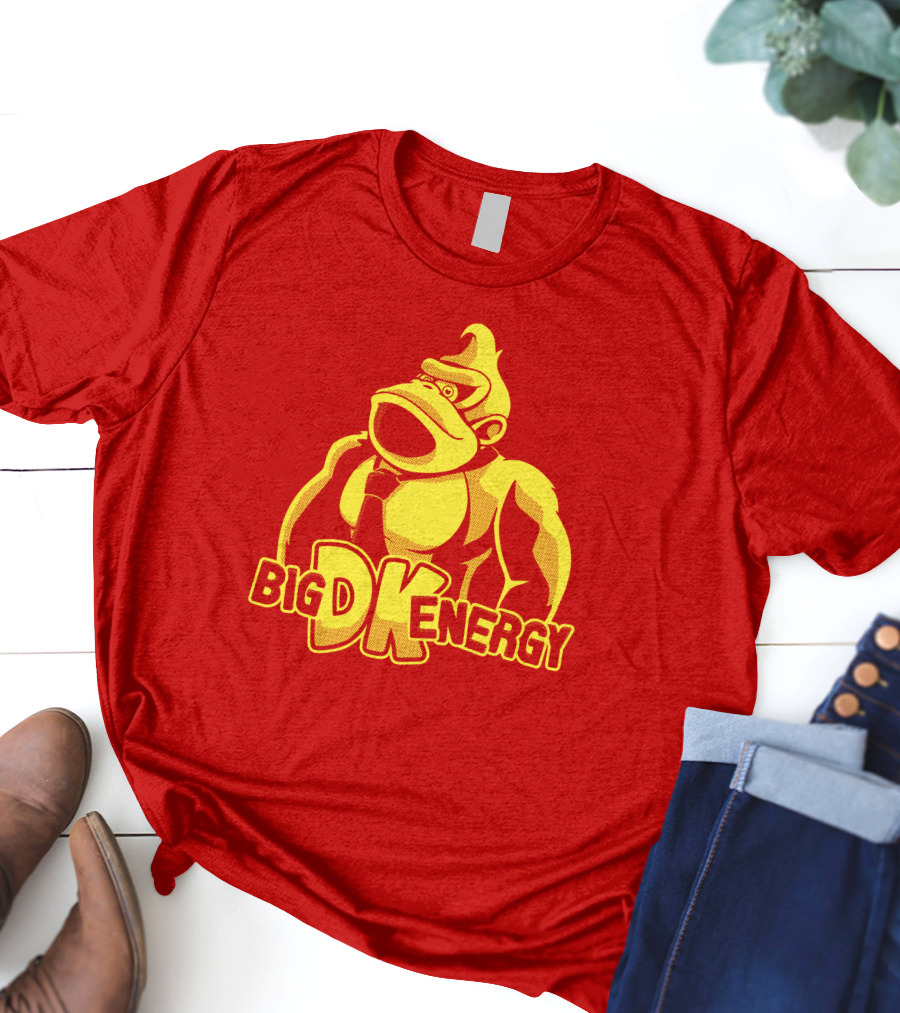 Punch Store Big DK Energy Gorilla Retro Gaming Inspired T-Shirt