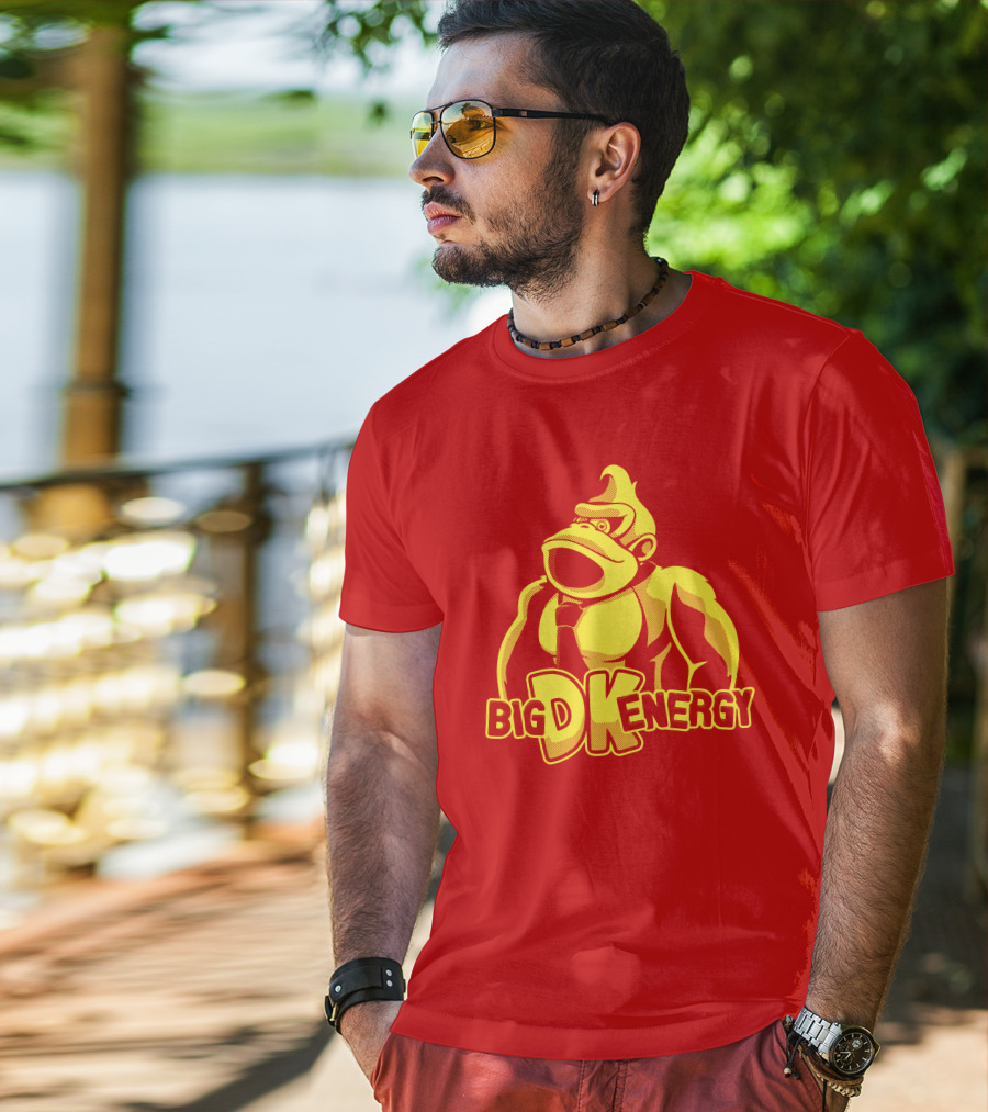 Punch Store Big DK Energy Gorilla Retro Gaming Inspired T-Shirt