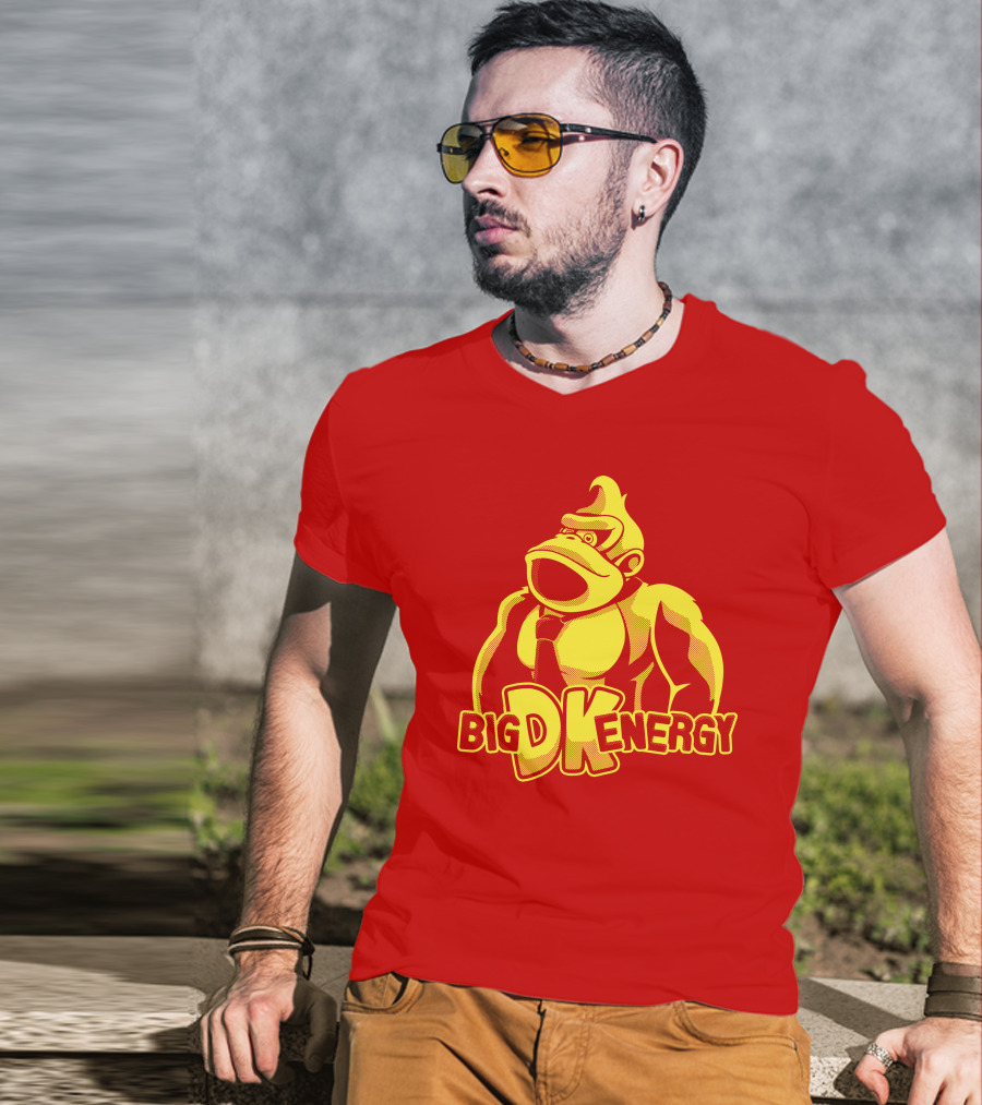 Punch Store Big DK Energy Gorilla Retro Gaming Inspired T-Shirt