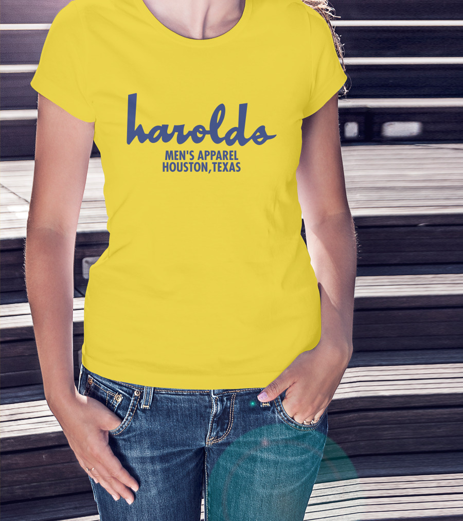 Harolds Men's Apparel Houston Texas Vintage Super 70s Sports Store Earl Campbell T-Shirt