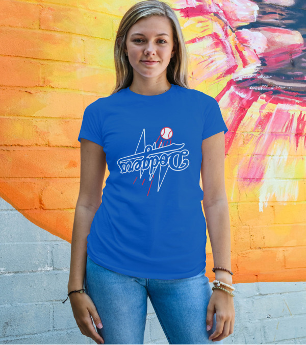 Dodgers Bolt Baseball T-Shirt