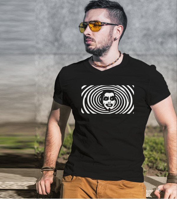 Hypno Hausen Swirling Hypnotic Face T-Shirt