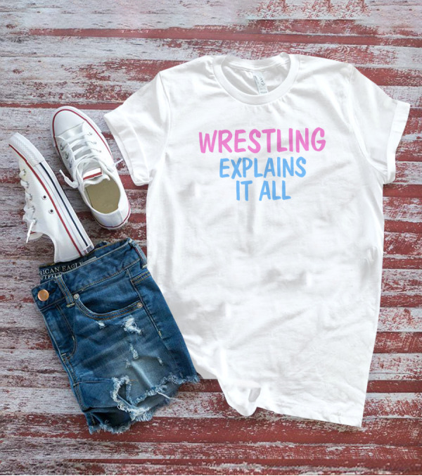 Occupy Pro Wrestling Melissa Joan Hart Wrestling Explains It All T-Shirt