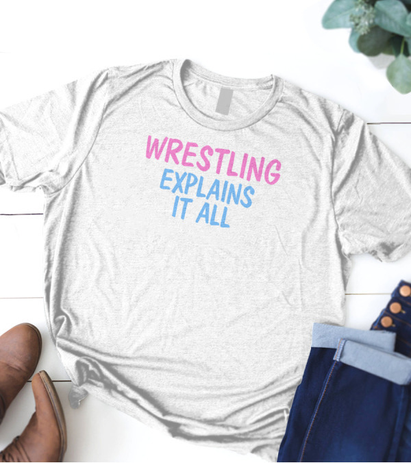 Occupy Pro Wrestling Melissa Joan Hart Wrestling Explains It All T-Shirt