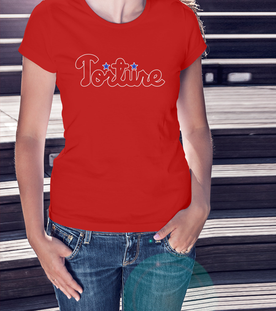 Torture Phillies Iconic Style Star T-Shirt