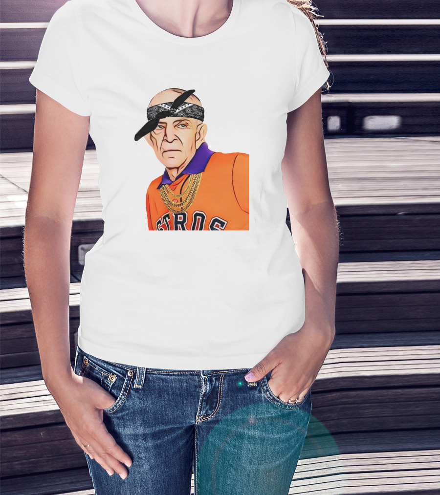 Mattress Mack Astros Bandana Chains T-Shirt