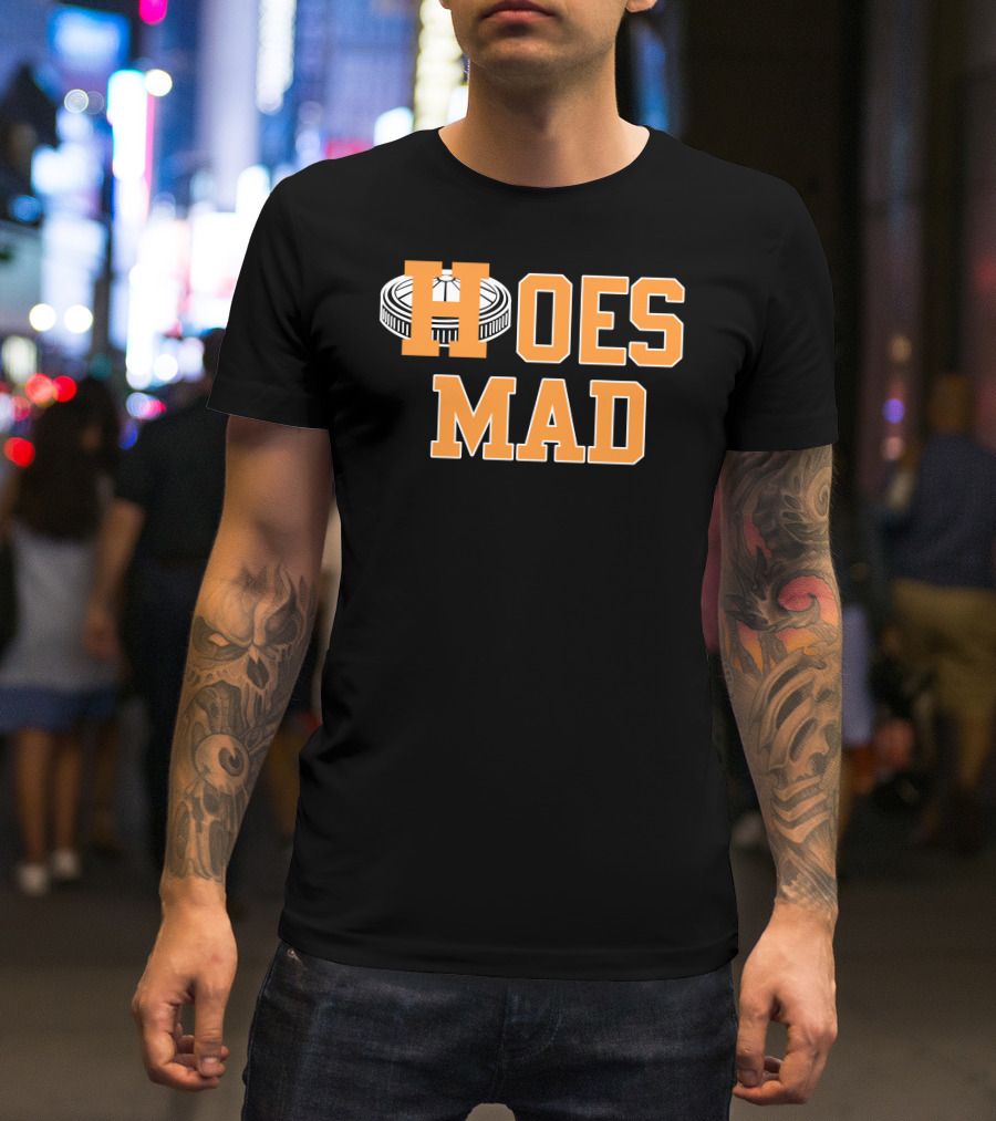 Southern Delicacyltd Hoes Mad Text With Wheel Visual T-Shirt