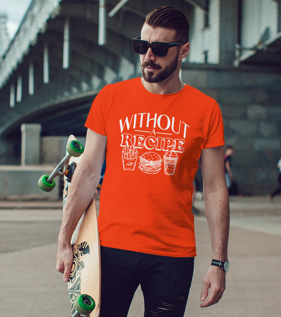 Without A Recipe The Try Guys Merch Burger Fries Drink T-Shirt