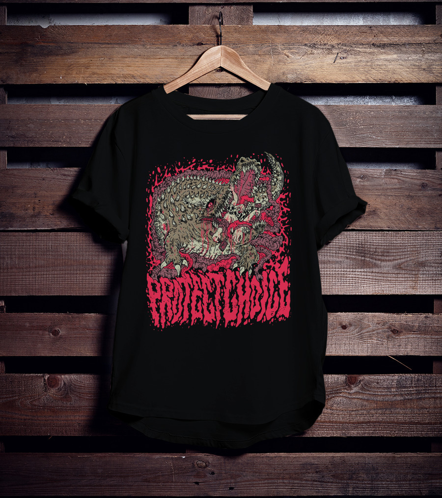 Protect Choice Fierce Gator Attack Scene T-Shirt