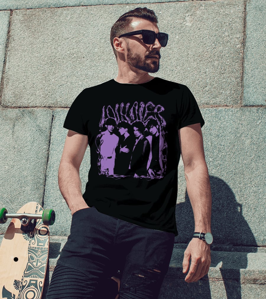 Inhaler Band Purple Photo T-Shirt