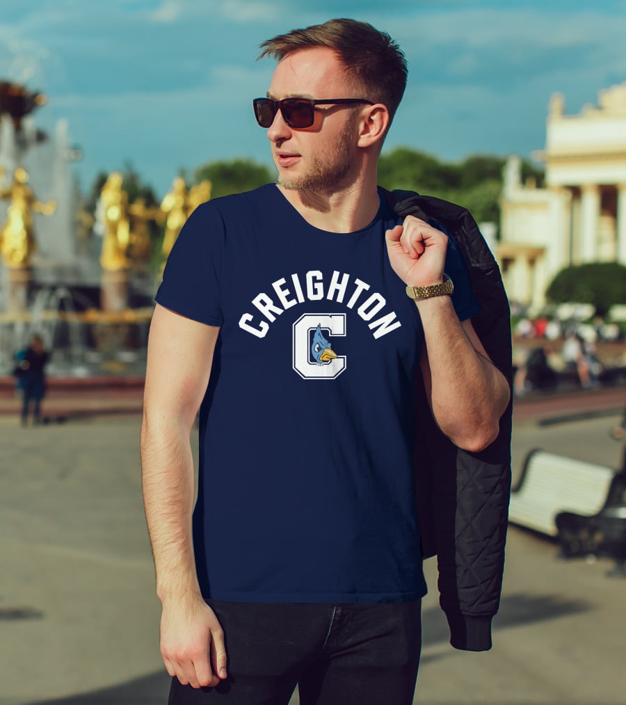Creighton Bluejays Vintage Logo Classic C Emblem T-Shirt
