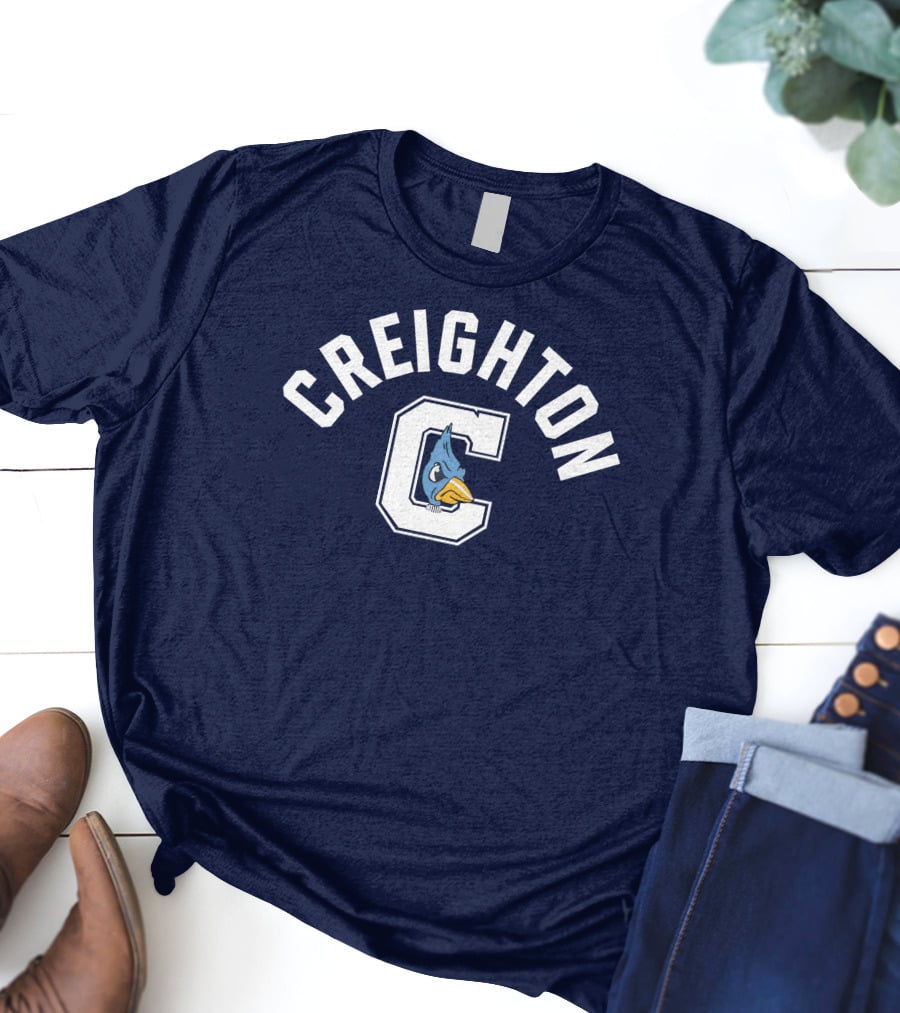 Creighton Bluejays Vintage Logo Classic C Emblem T-Shirt