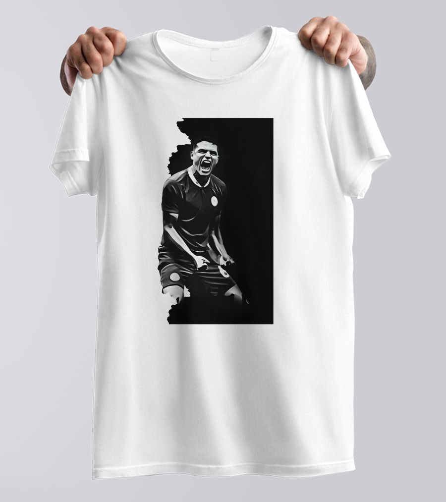 O Monstro Soccer Celebration Iconic Athlete Performance T-Shirt