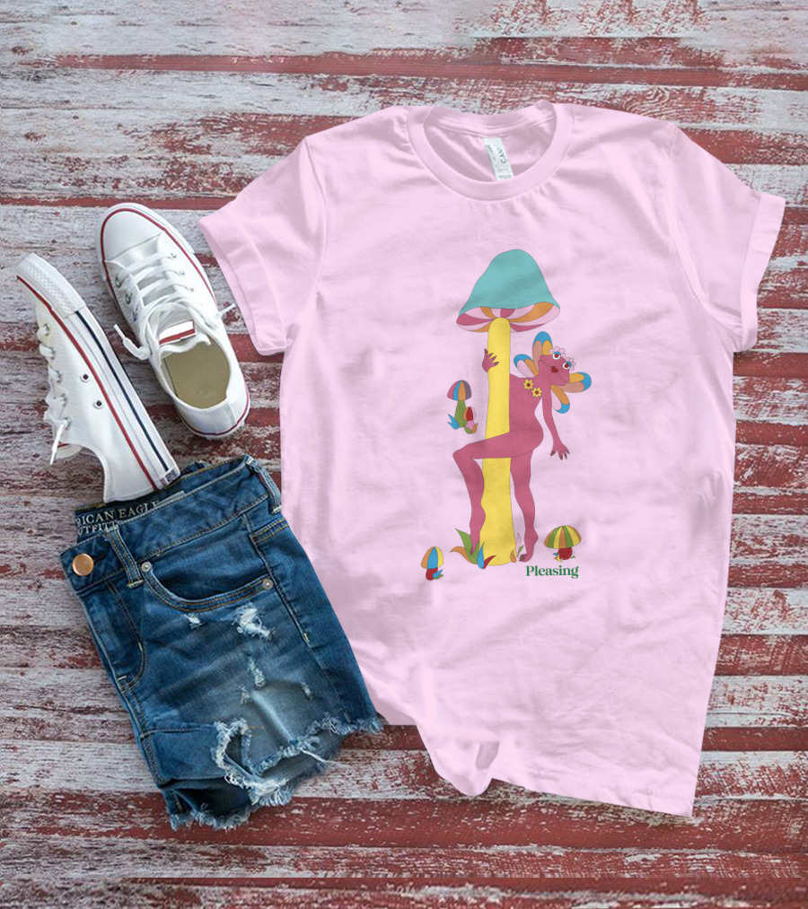 Pleasing Shroom Bloom Fairy With Mushrooms T-Shirt