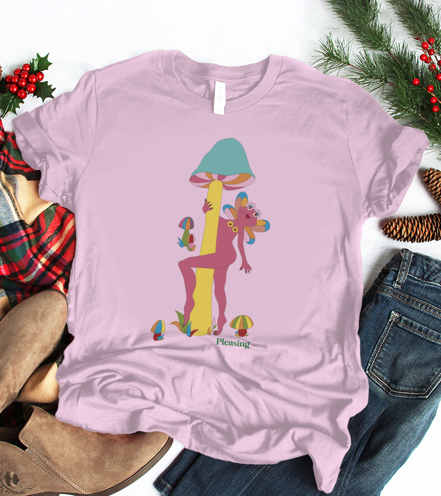 Pleasing Shroom Bloom Fairy With Mushrooms T-Shirt