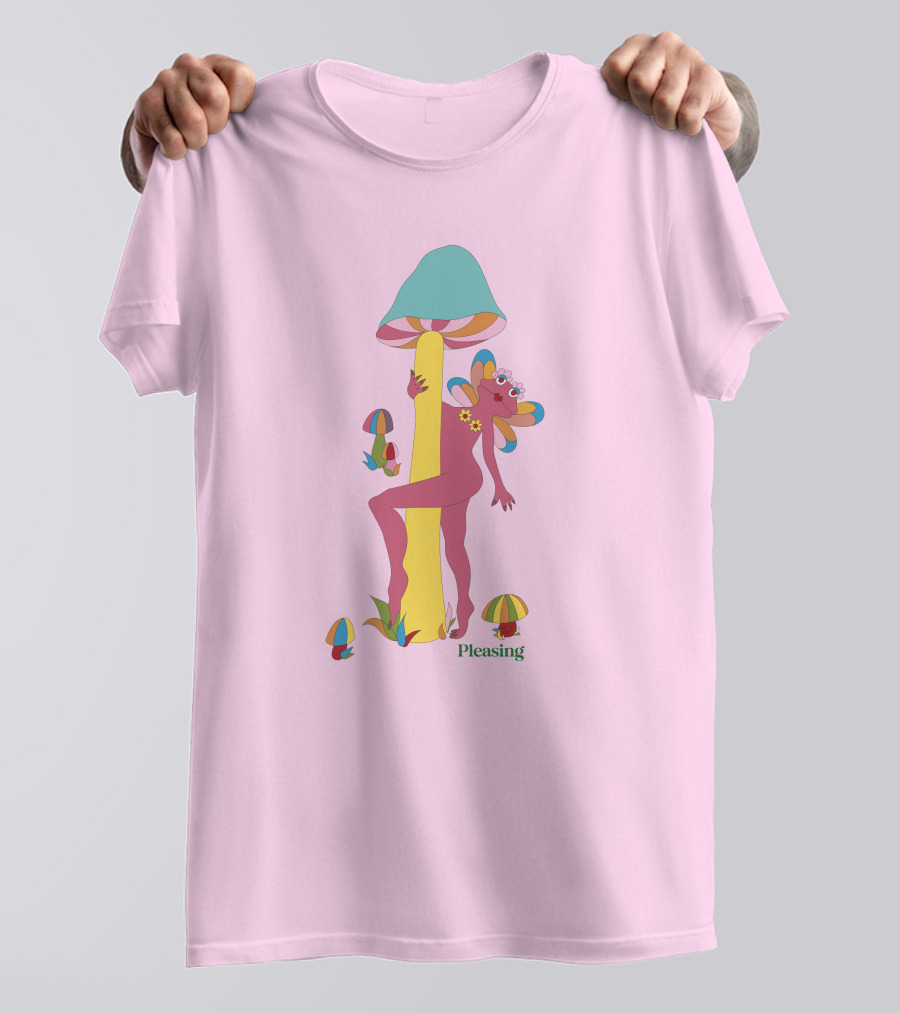 Pleasing Shroom Bloom Fairy With Mushrooms T-Shirt