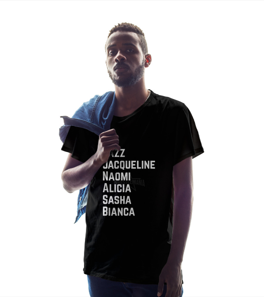 Jazz Jacqueline Naomi Alicia Sasha Bianca WrestleMania Stars T-Shirt