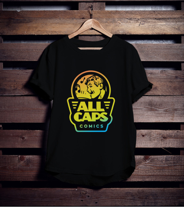 Mandy Summers All Caps Comics Logo Vintage Style Retro T-Shirt