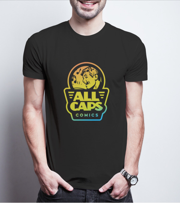 Mandy Summers All Caps Comics Logo Vintage Style Retro T-Shirt