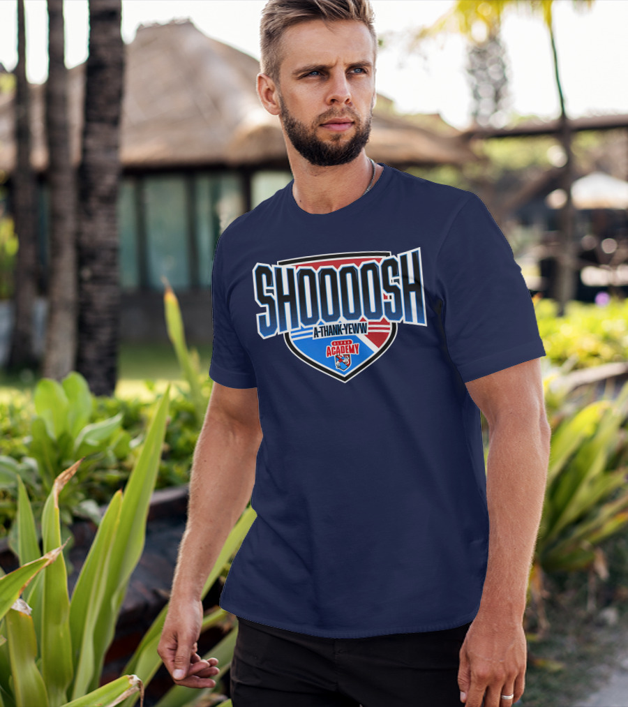 Alpha Academy Shoooosh A Thank Yeww Shield T-Shirt