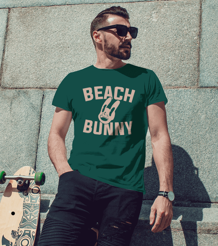 BEACH BUNNY MERCH SHIRT BUNNY FACE T-Shirt