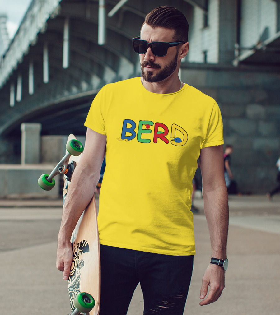 BERD Colorful Text With Mice Accents T-Shirt