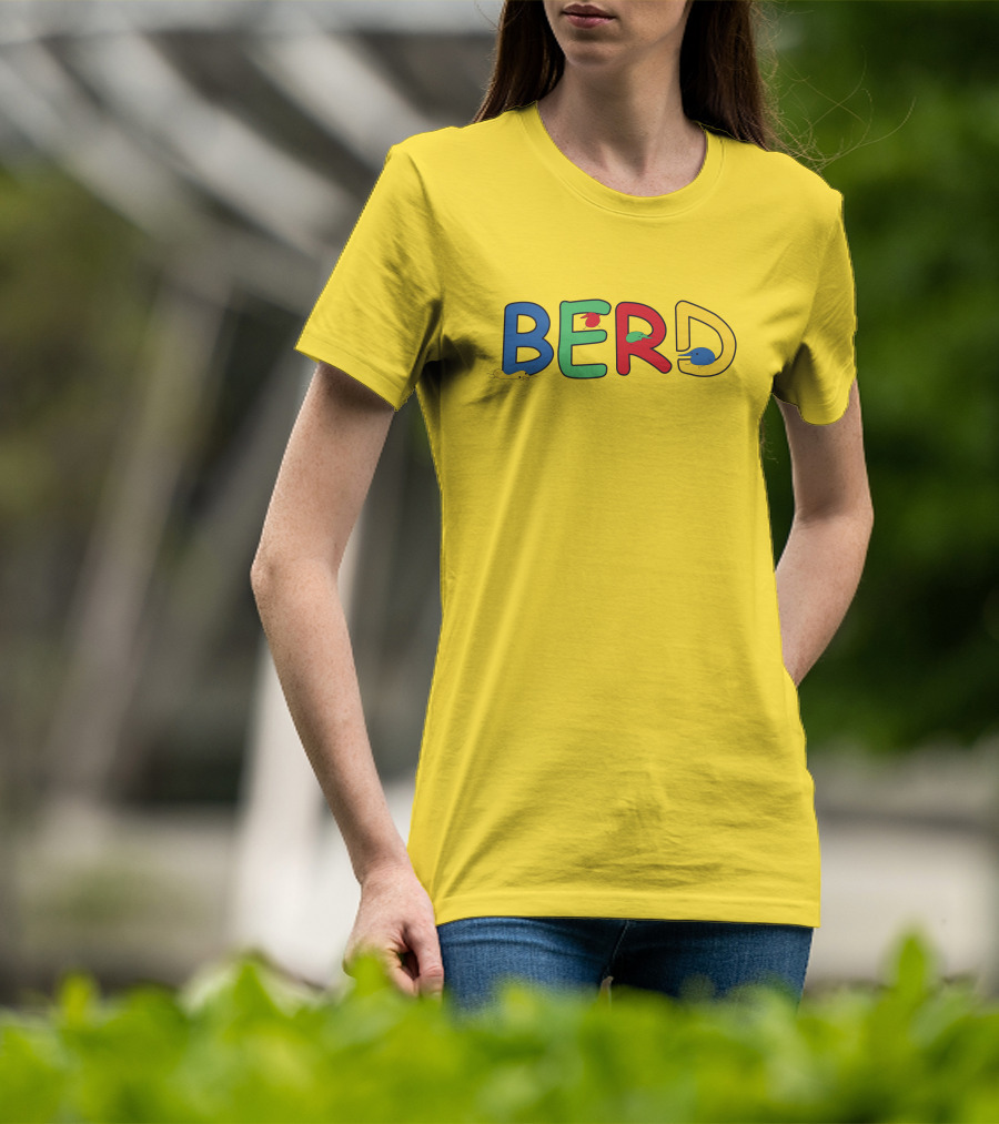 BERD Colorful Text With Mice Accents T-Shirt