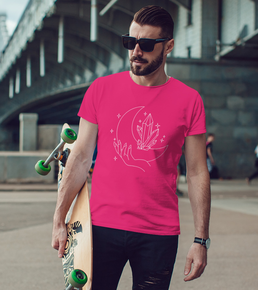 Eleanor Neale Moon Crystal Hand Stars Merch T-Shirt