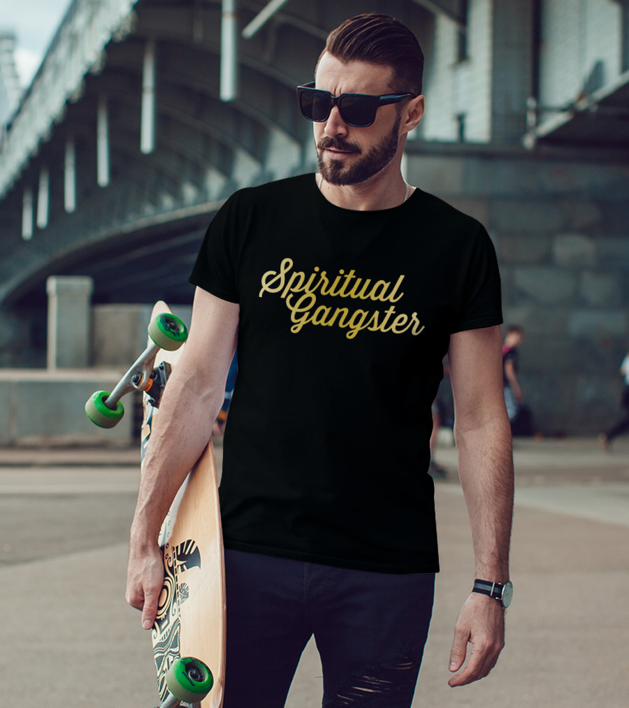 Spiritual Gangster Bold Script T-Shirt