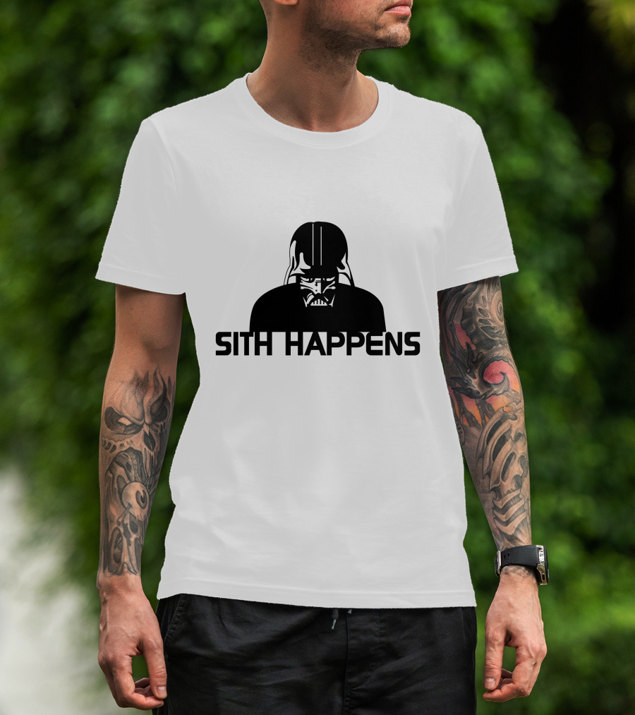 SITH HAPPENS Darth Vader T-Shirt