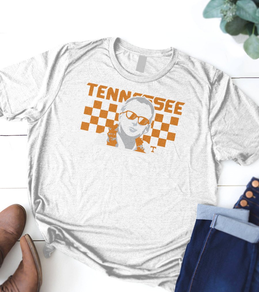 Tennessee Basketball Checkerboard Sunglasses T T-Shirt