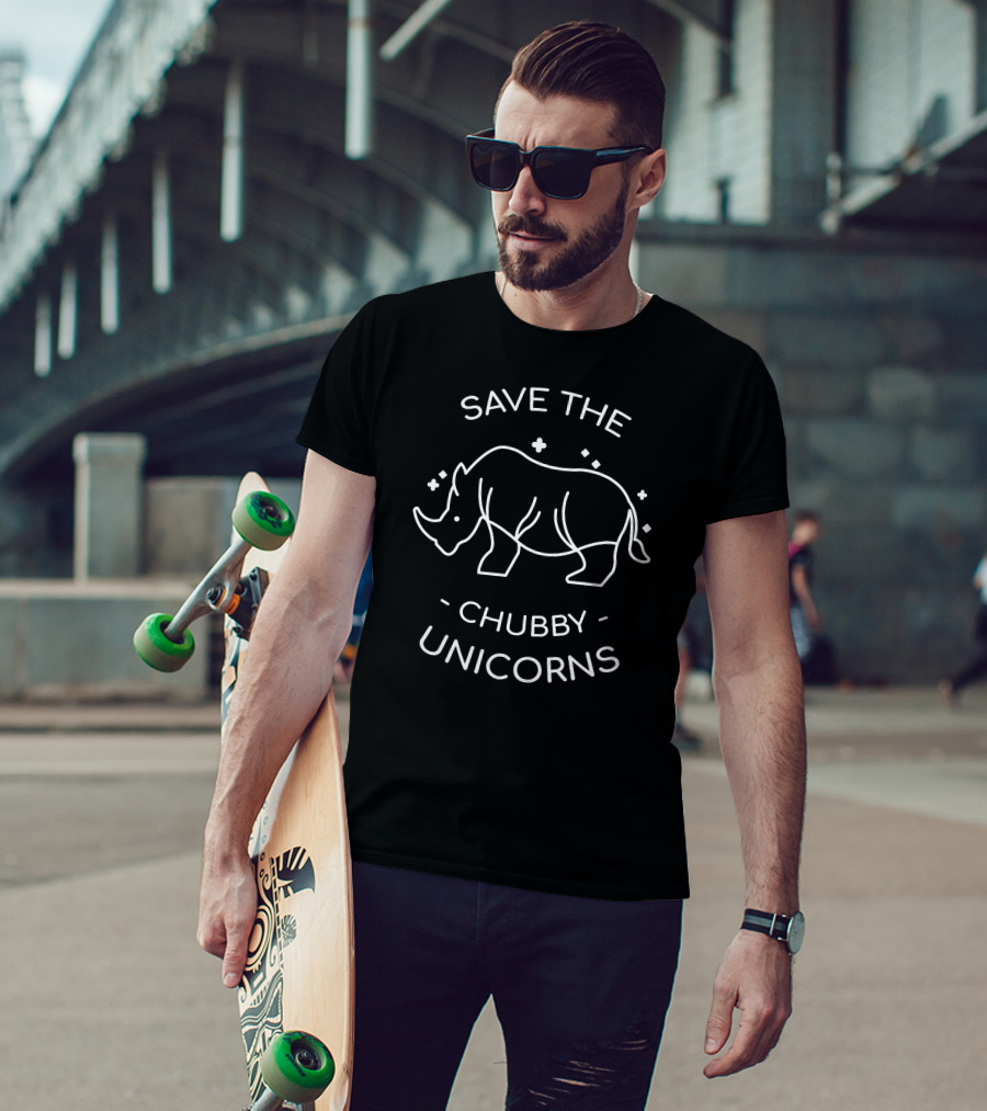 Save The Chubby Unicorns Vegan Outfitters Merch T-Shirt