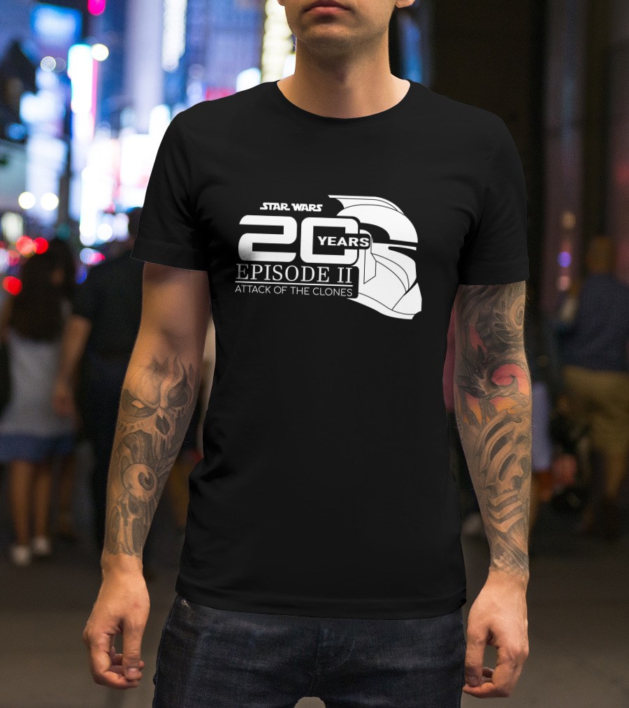 Star Wars Episode II Attack Of The Clones 20 Years T-Shirt