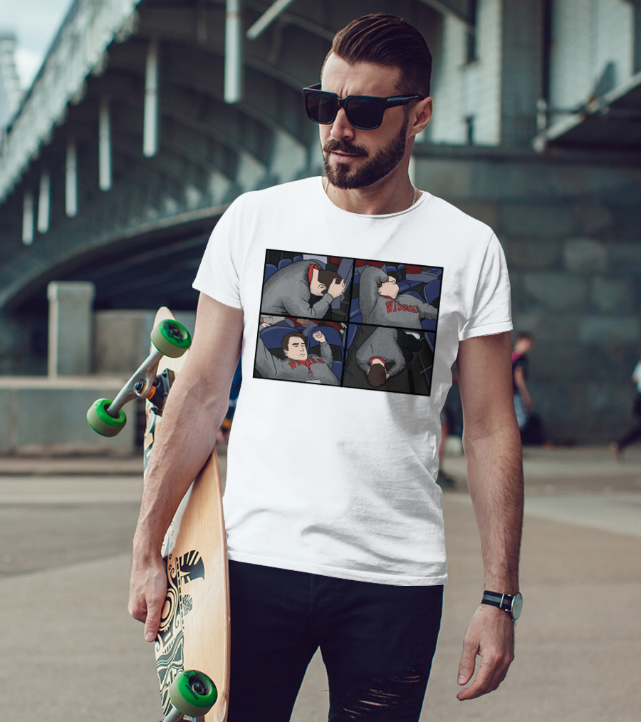 Pardon My Meltdown Wisconsin Fans Comic Panel T-Shirt