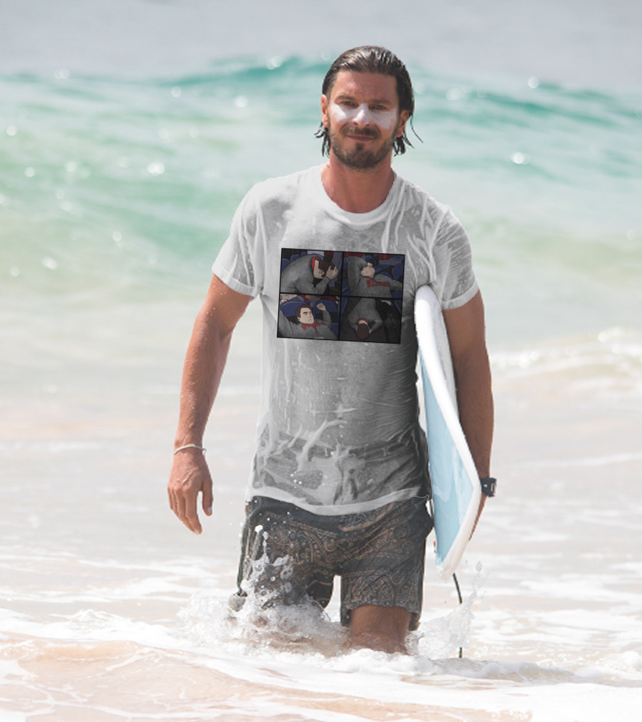 Pardon My Meltdown Wisconsin Fans Comic Panel T-Shirt