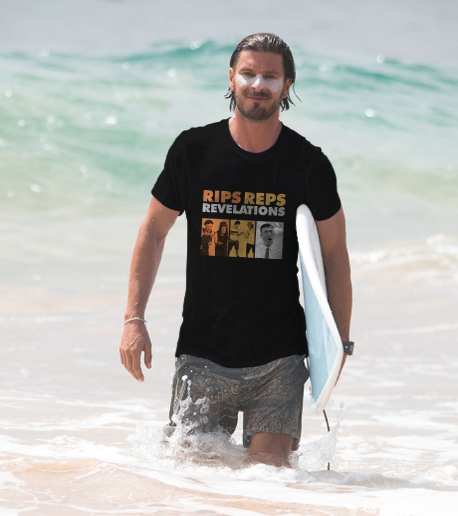 Letterkenny Problems Rips Reps Revelations Black And White And Color Characters T-Shirt