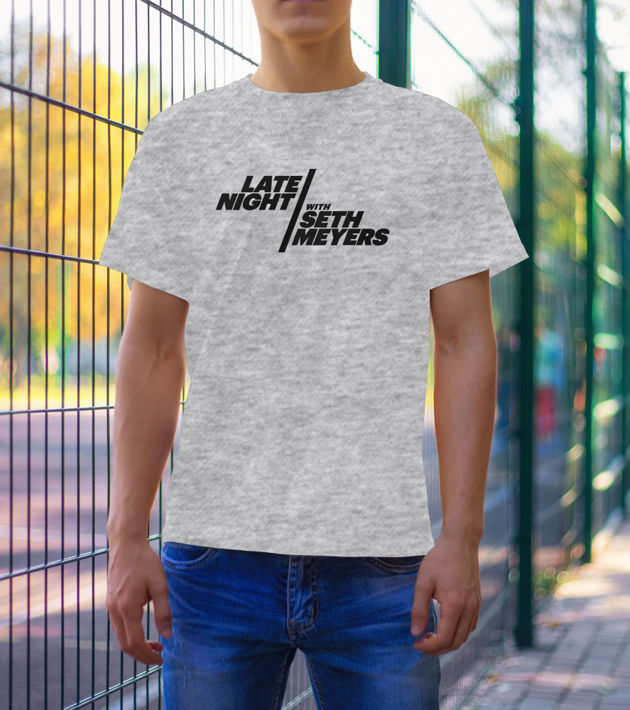 Late Night With Seth Meyers Mark Duplass Interview T-Shirt