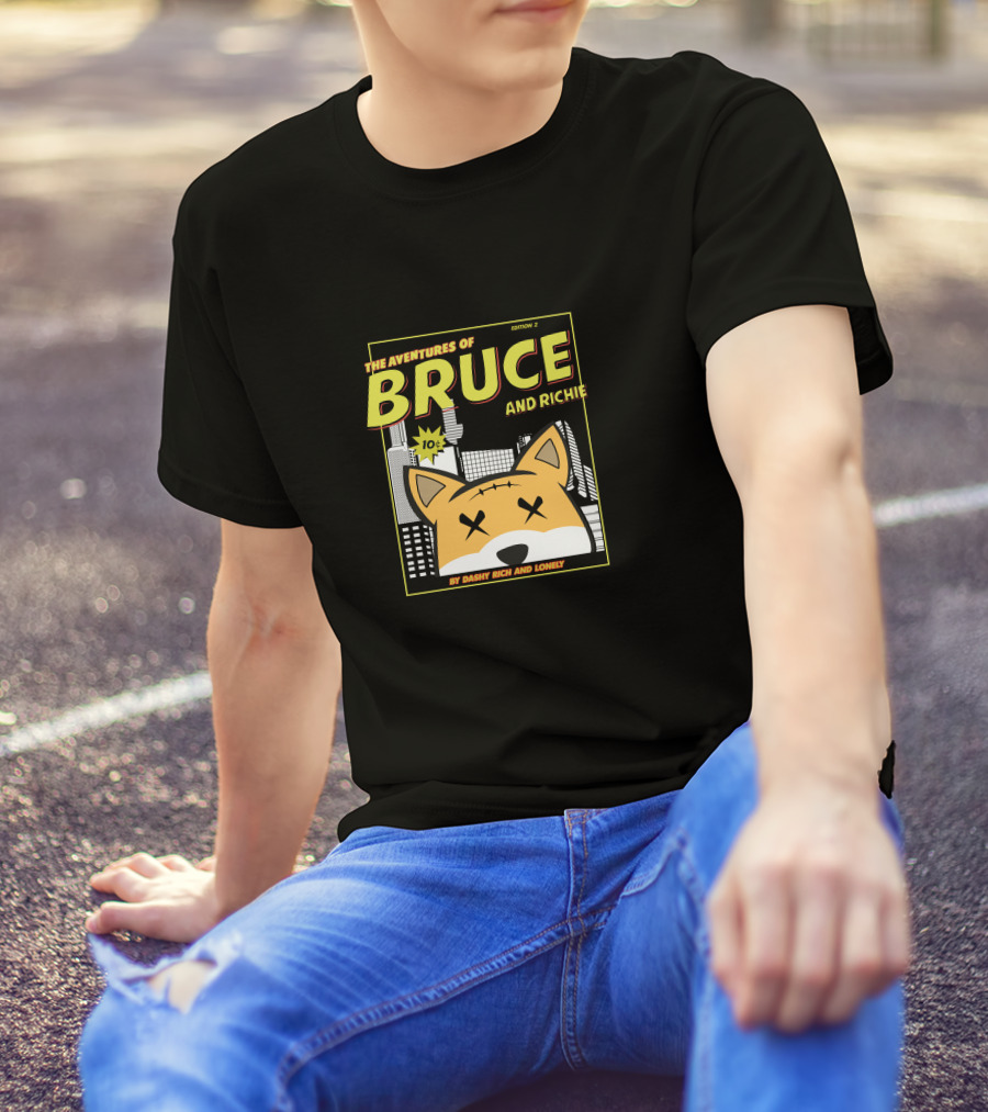 The Aventures Of Bruce And Richie Edition 2 By Dashy Rich And Lonely T-Shirt