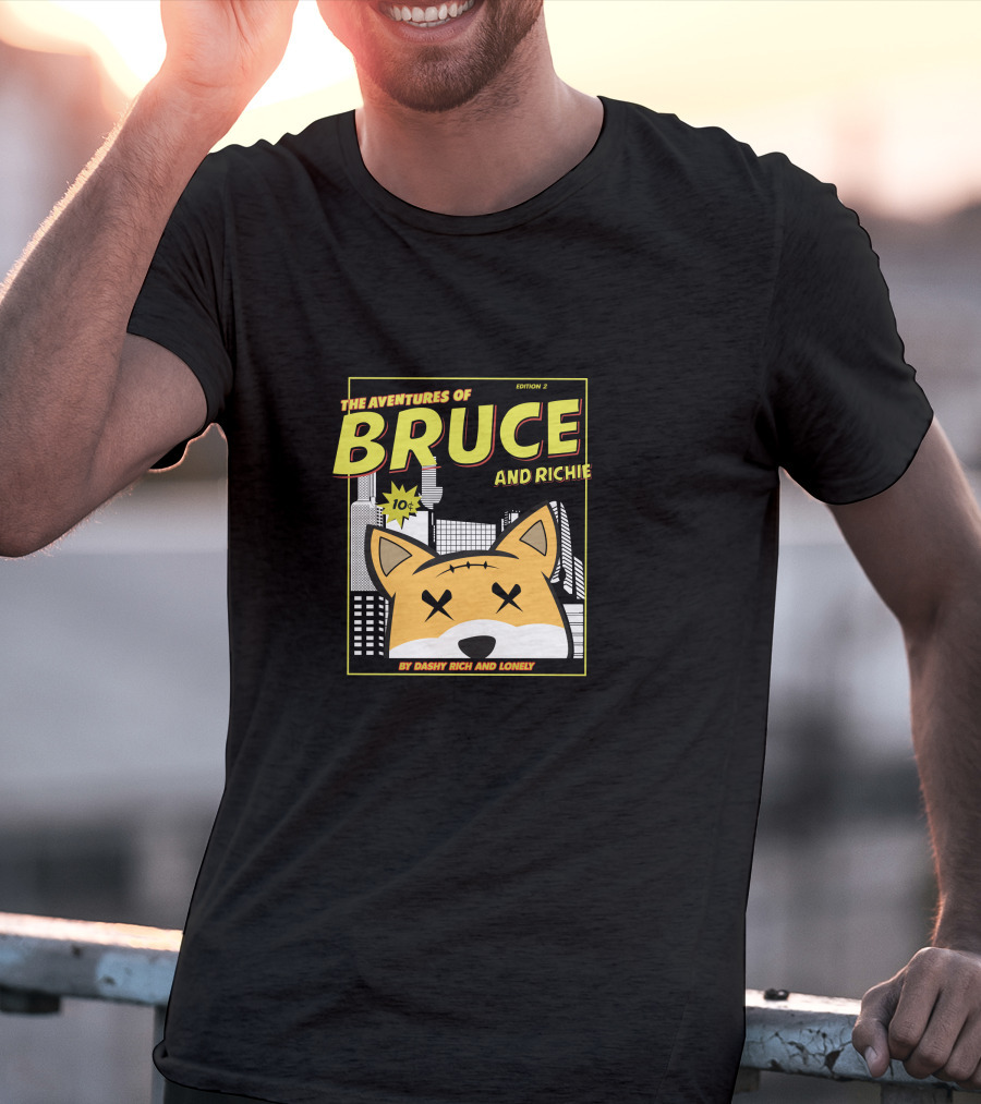 The Aventures Of Bruce And Richie Edition 2 By Dashy Rich And Lonely T-Shirt