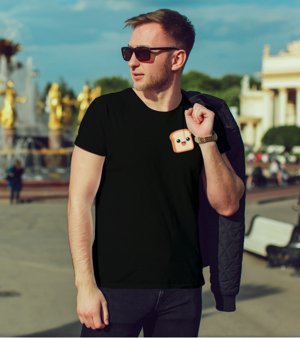 SP33DY X SIDEARMS FRIENDSHIP BREAD LIMITED TIME Toast Emoji T-Shirt