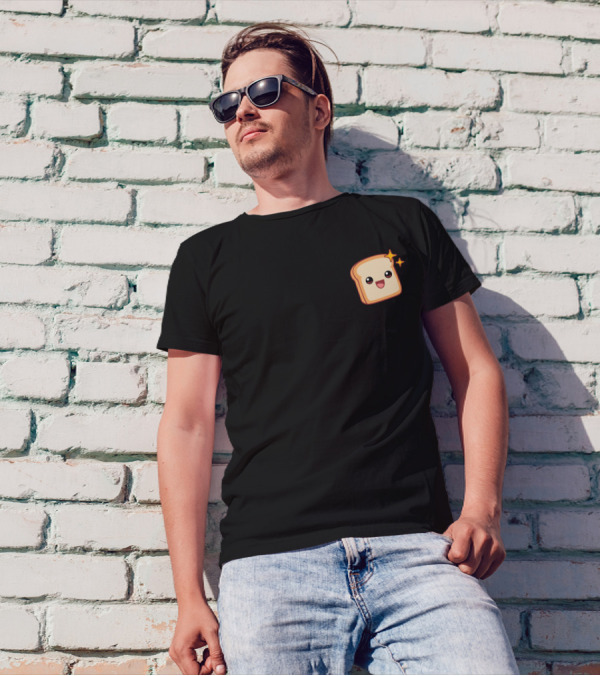 SP33DY X SIDEARMS FRIENDSHIP BREAD LIMITED TIME Toast Emoji T-Shirt