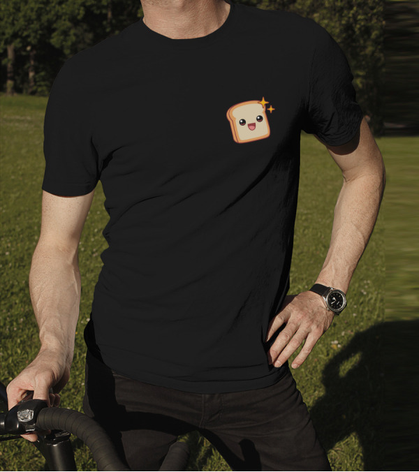 SP33DY X SIDEARMS FRIENDSHIP BREAD LIMITED TIME Toast Emoji T-Shirt